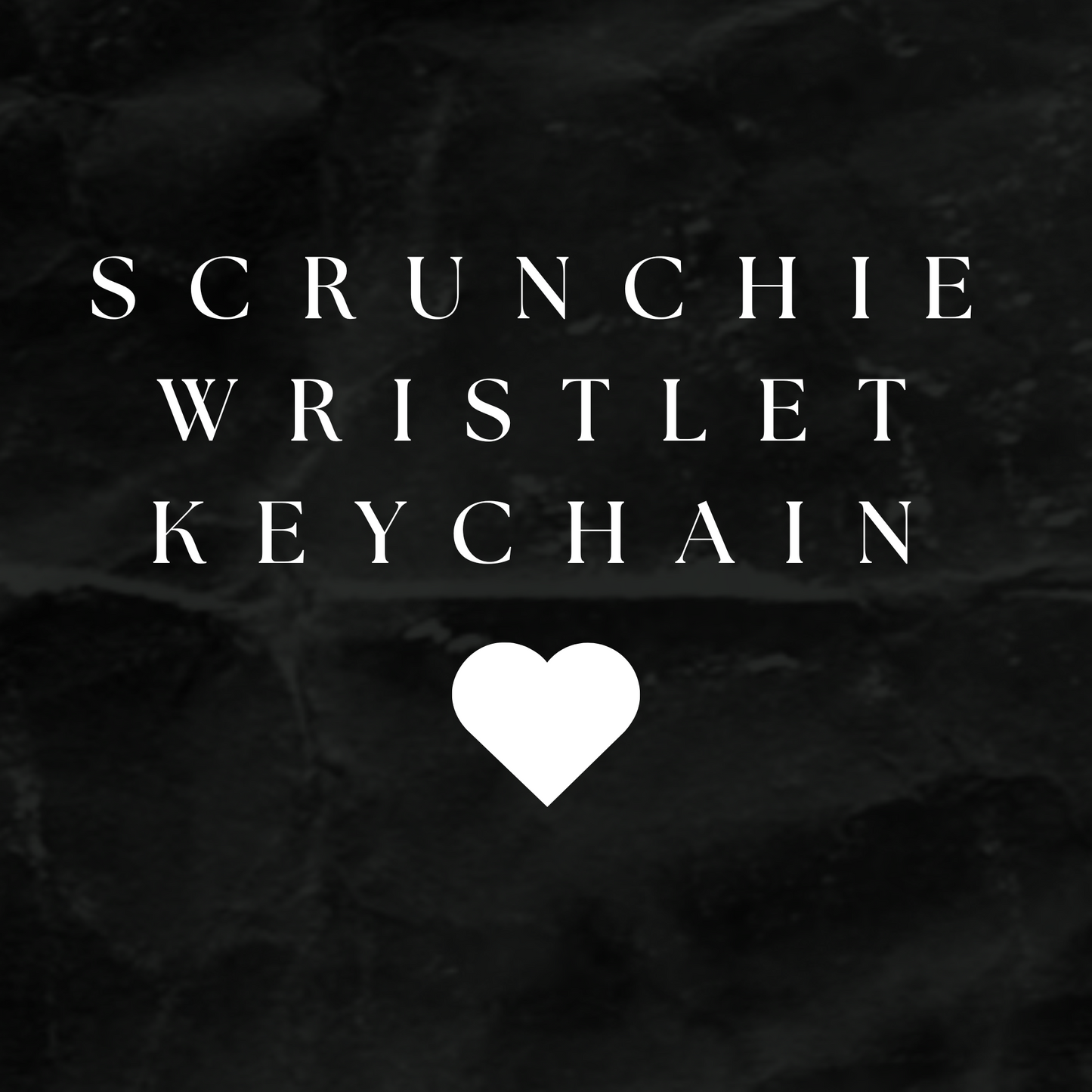 Scrunchie Wristlet w/beaded Keychain