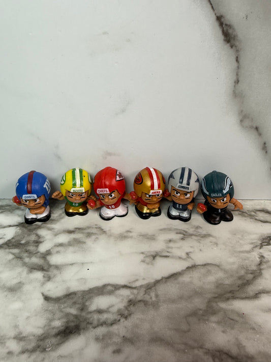 6 Football Players Pen Toppers