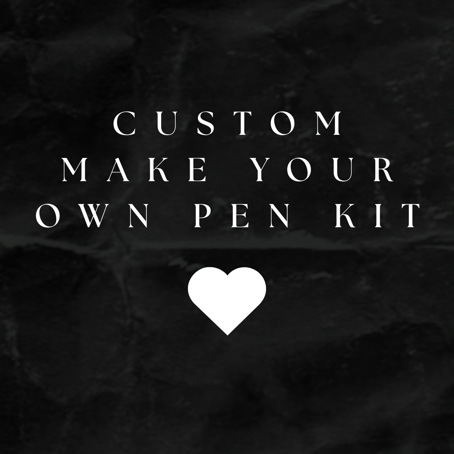 CUSTOM Make Your Own Pen Kit - READ DESCRIPTION